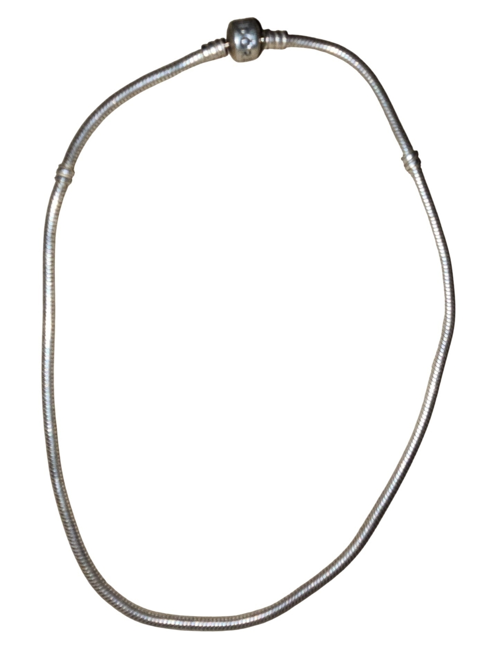 Authentic Pandora Sterling Silver Snake Chain Necklace 16.5"